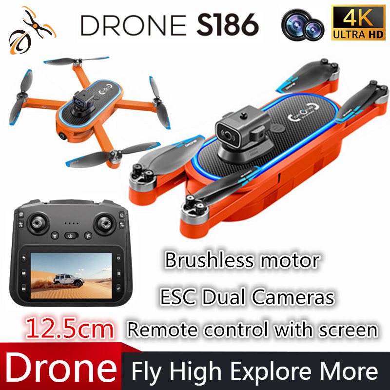 2025 S186 Drone Professional 4 - Drone Gimbal 2 Axis recension och pris